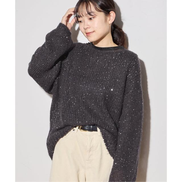 ジャーナルスタンダード レサージュ（journal standard L’essage）/《追加》モヘヤMIXスパンコールプルオーバー