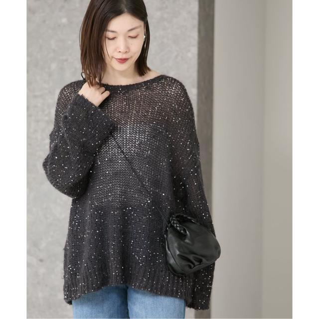 ジャーナルスタンダード レサージュ（journal standard L’essage）/《追加》モヘヤMIXスパンコールプルオーバー