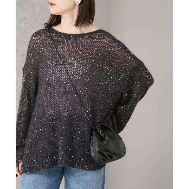 ジャーナルスタンダード レサージュ（journal standard L’essage）/《追加》モヘヤMIXスパンコールプルオーバー