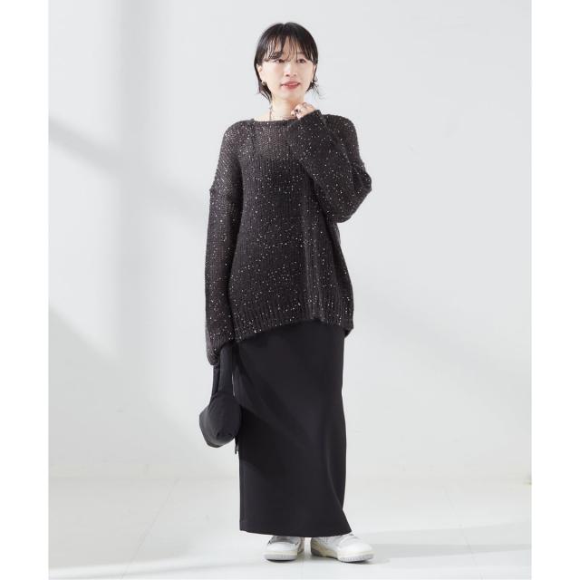 ジャーナルスタンダード レサージュ（journal standard L’essage）/《追加》モヘヤMIXスパンコールプルオーバー