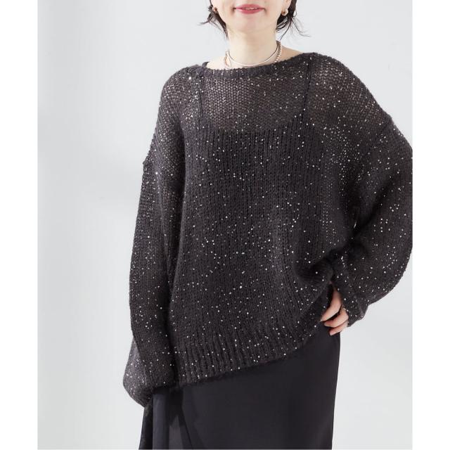 ジャーナルスタンダード レサージュ（journal standard L’essage）/《追加》モヘヤMIXスパンコールプルオーバー