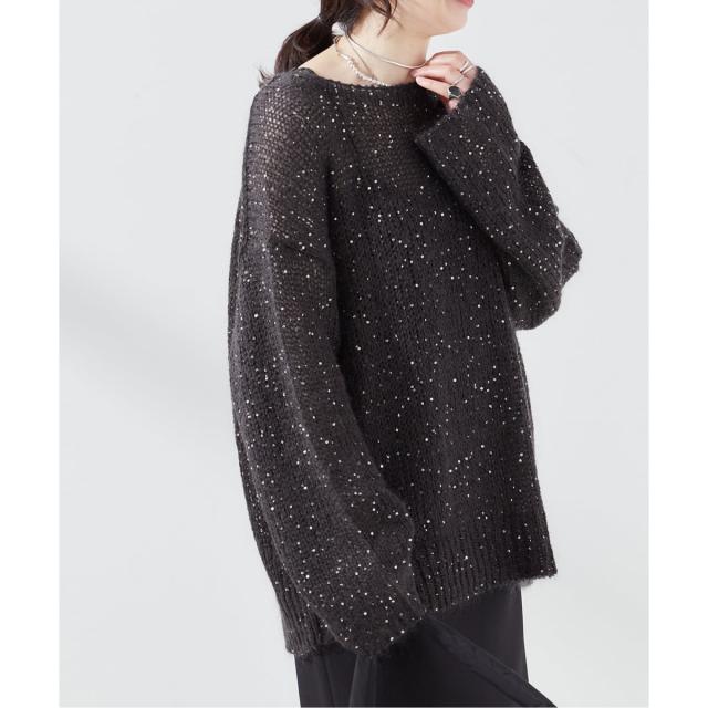 ジャーナルスタンダード レサージュ（journal standard L’essage）/《追加》モヘヤMIXスパンコールプルオーバー