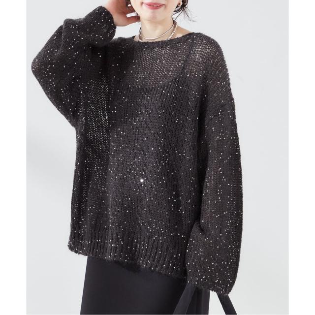 ジャーナルスタンダード レサージュ（journal standard L’essage）/《追加》モヘヤMIXスパンコールプルオーバー