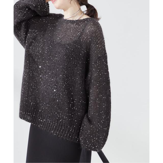 ジャーナルスタンダード レサージュ（journal standard L’essage）/《追加》モヘヤMIXスパンコールプルオーバー