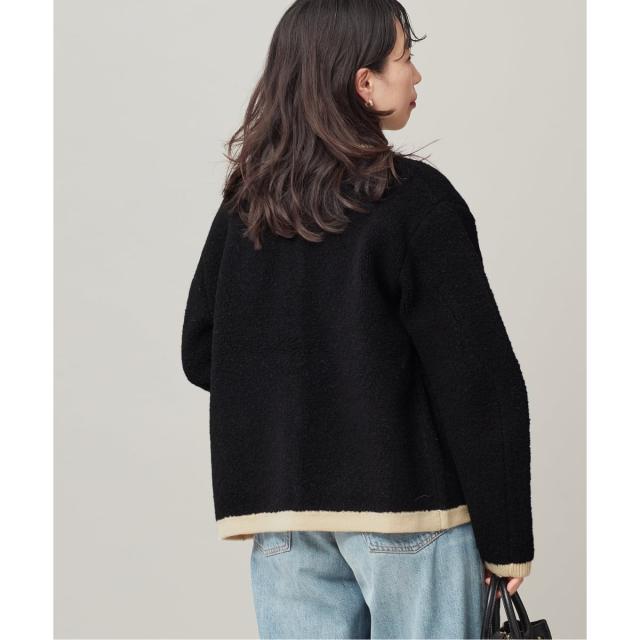 ジャーナルスタンダード レサージュ（journal standard L’essage）/《SP》【金子綾さん着用】バイカラーボアカーディガン