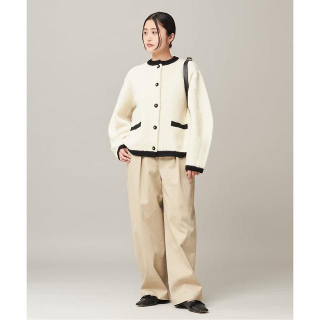 ジャーナルスタンダード レサージュ（journal standard L’essage）/《SP》【金子綾さん着用】バイカラーボアカーディガン