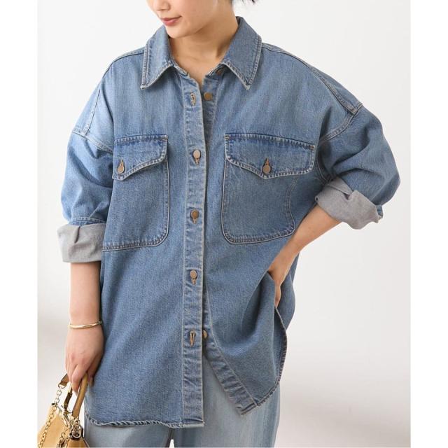 ジャーナルスタンダード レサージュ（journal standard L’essage）/オーバーサイズデニムシャツ