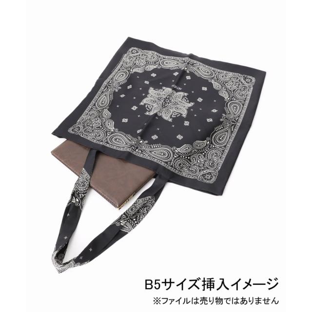 ジャーナルスタンダード レサージュ（journal standard L’essage）/《追加2》【AENEIS/エネス】 MINIMAL BANDANA SILK TOTE BAG：トー