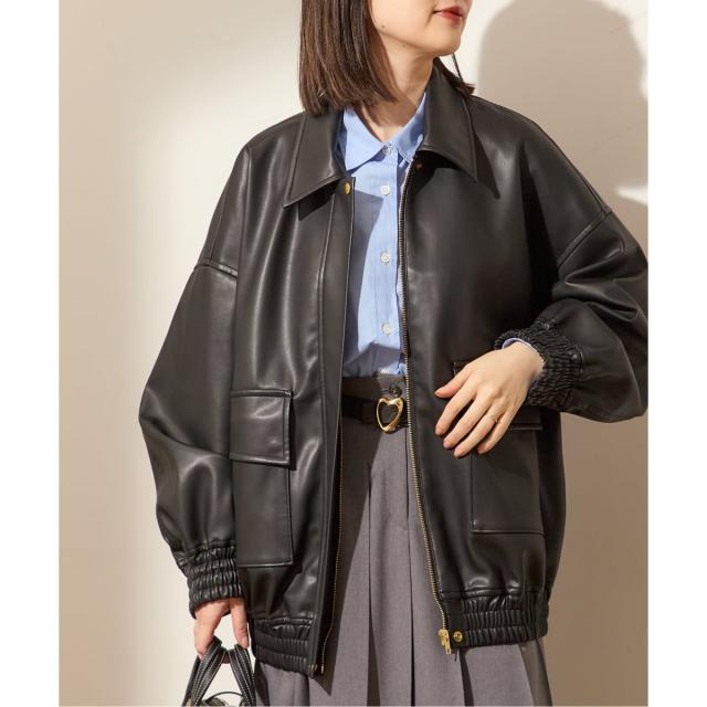 ジャーナルスタンダード レサージュ（journal standard L’essage）/シンセティックレザーブルゾン