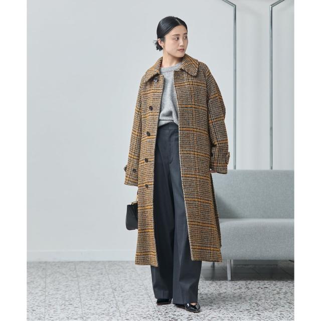 ジャーナルスタンダード レサージュ（journal standard L’essage）/《追加》モッサ/GIOLICAチェックバルカラーコート