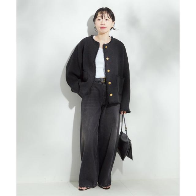 ジャーナルスタンダードレサージュ GIOLICATWEED ドルマンジャケット ジャーナルスタンダード レサージュ JOURNAL STANDARD L'ESSAGE 《予約