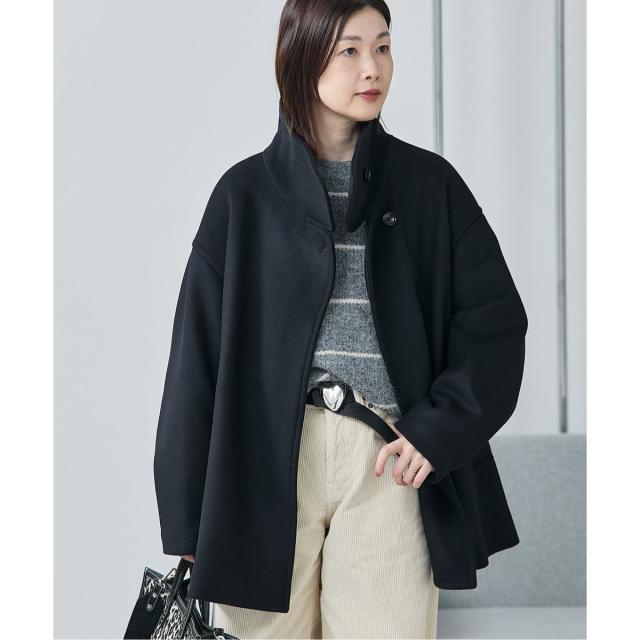 ジャーナルスタンダード レサージュ（journal standard L’essage）/《追加2》MANTECO/TWEEDスタンドショートコート