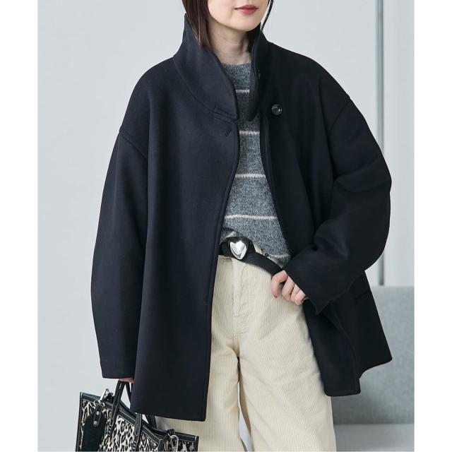 ジャーナルスタンダード レサージュ（journal standard L’essage）/《追加2》MANTECO/TWEEDスタンドショートコート