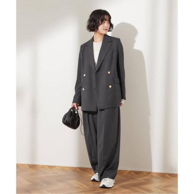 ジャーナルスタンダード レサージュ（journal standard L’essage）/《追加》ウールトリコチン ワイドパンツ