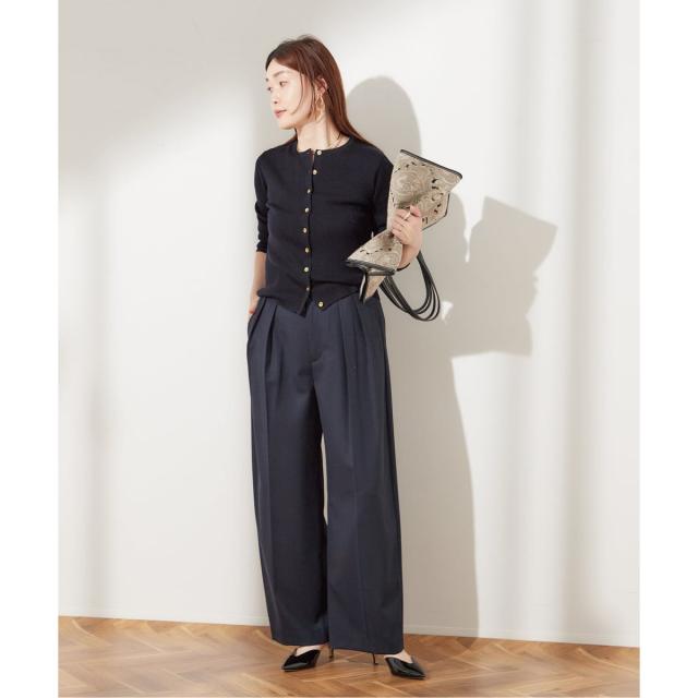 ジャーナルスタンダード レサージュ（journal standard L’essage）/《追加》ウールトリコチン ワイドパンツ