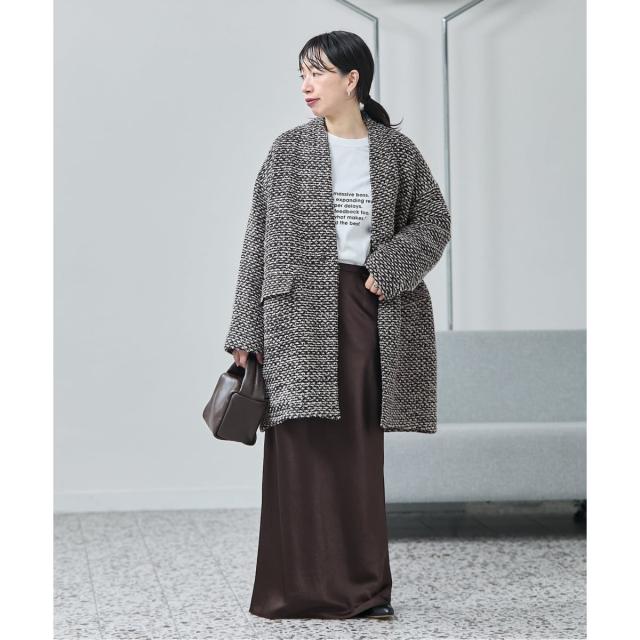 ジャーナルスタンダード レサージュ（journal standard L’essage）/《追加》SUPER140S/GIOLICA コクーンコート