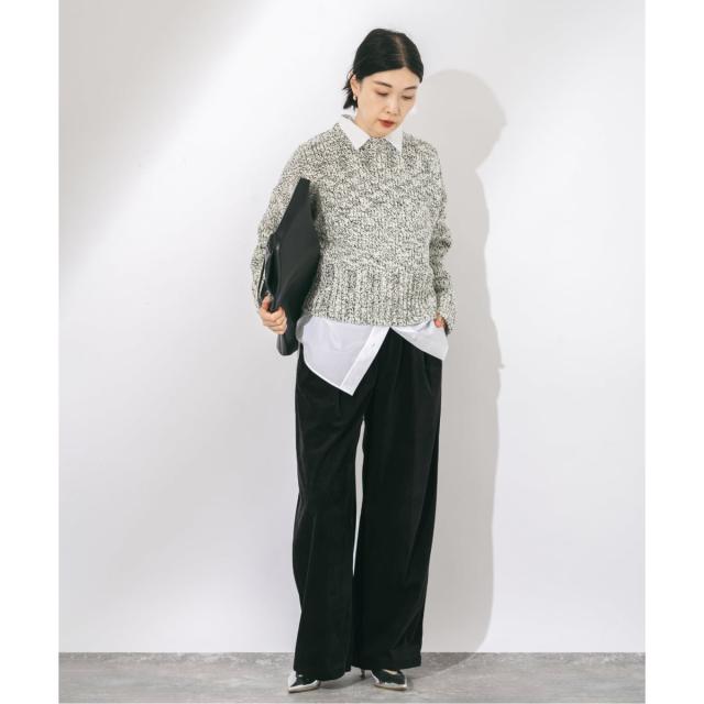 ジャーナルスタンダード レサージュ（journal standard L’essage）/《追加2》ストレッチコーデュロイ 2タックパンツ