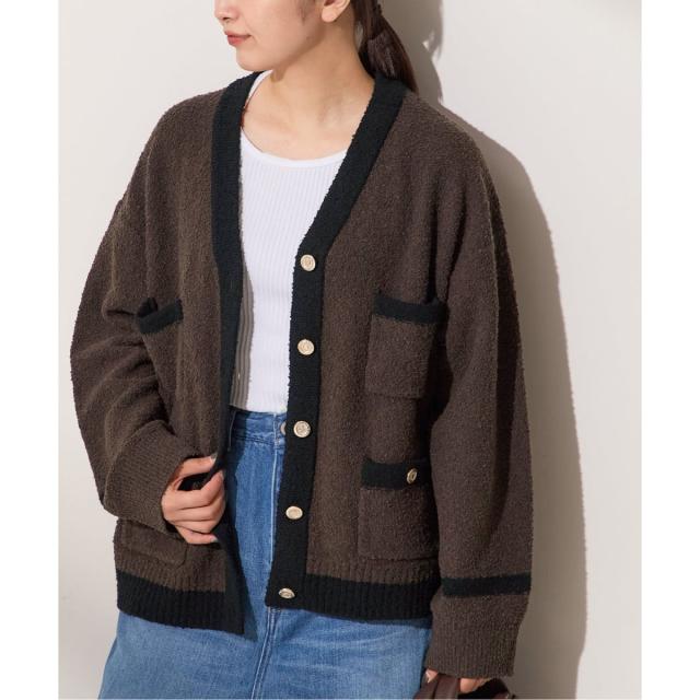 ジャーナルスタンダード レサージュ（journal standard L’essage）/《SP》Smithバイカラーカーディガン