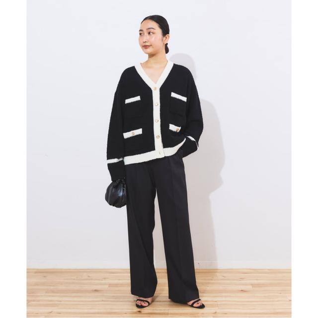 ジャーナルスタンダード レサージュ（journal standard L’essage）/《SP》Smithバイカラーカーディガン