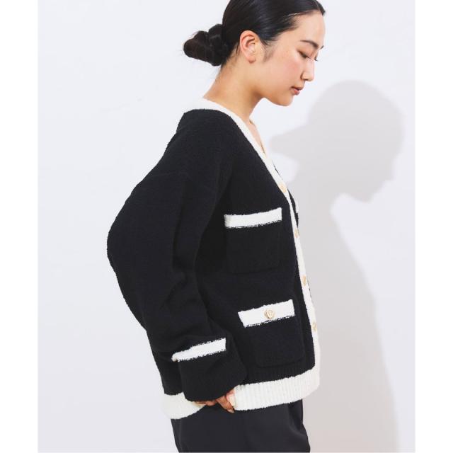 ジャーナルスタンダード レサージュ（journal standard L’essage）/《SP》Smithバイカラーカーディガン