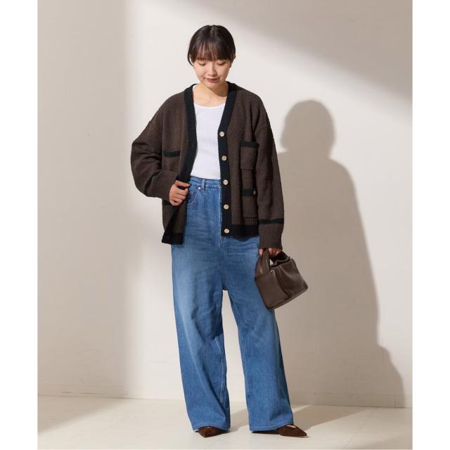 ジャーナルスタンダード レサージュ（journal standard L’essage）/《SP》Smithバイカラーカーディガン