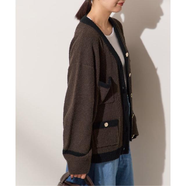 ジャーナルスタンダード レサージュ（journal standard L’essage）/《SP》Smithバイカラーカーディガン