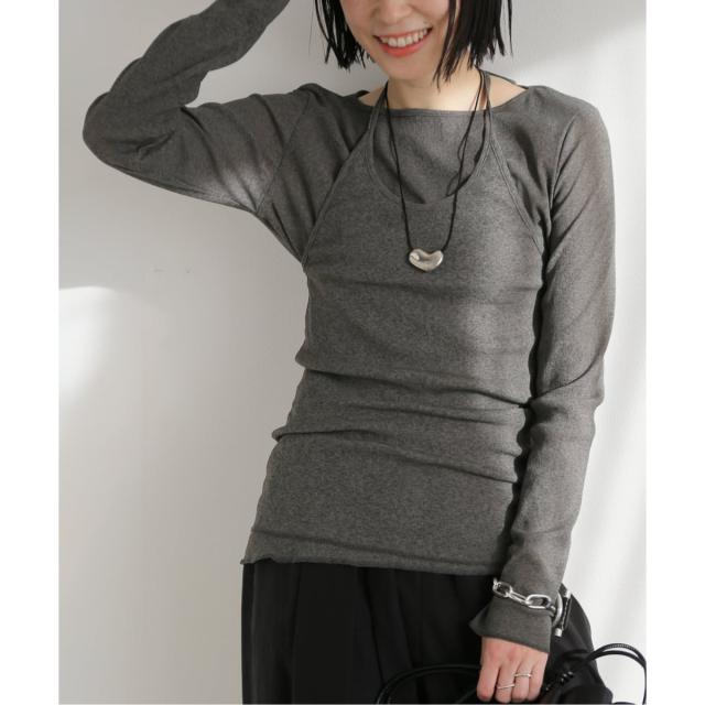 ジャーナルスタンダード レサージュ（journal standard L’essage）/《追加3》DRYリブセットアッププルオーバー