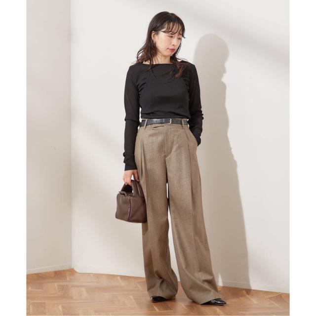 ジャーナルスタンダード レサージュ（journal standard L’essage）/《追加3》DRYリブセットアッププルオーバー