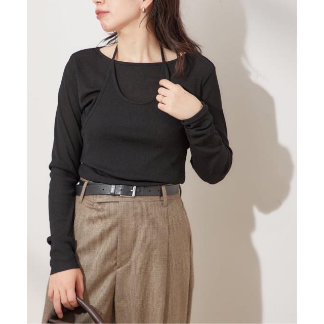 ジャーナルスタンダード レサージュ（journal standard L’essage）/《追加3》DRYリブセットアッププルオーバー