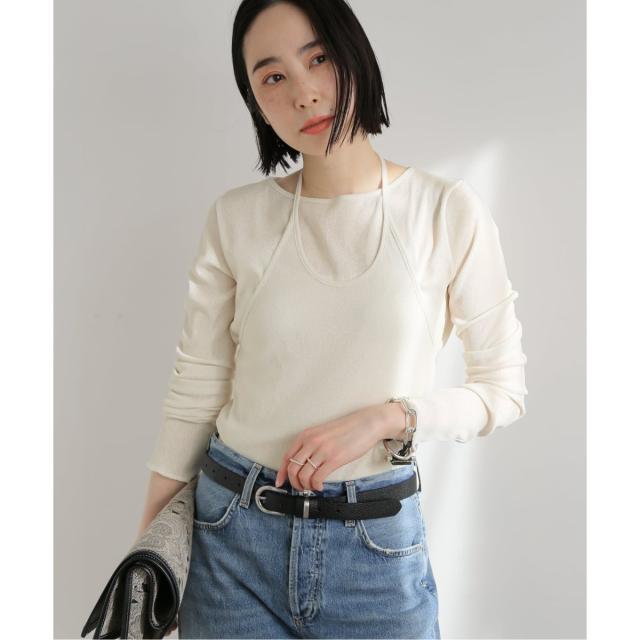 ジャーナルスタンダード レサージュ（journal standard L’essage）/《追加3》DRYリブセットアッププルオーバー