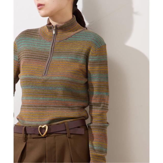 ジャーナルスタンダード レサージュ（journal standard L’essage）/ハイゲージリブZIPプルオーバー