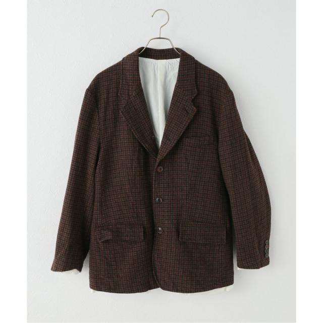 【中古】レオナール LEONARD ダブルジャケット キルティング ウール 9R イエローベージュ /DO ■GY53 レディース 中古】レオナール LEONARD ダブルジャケット キルティング ウール 9R