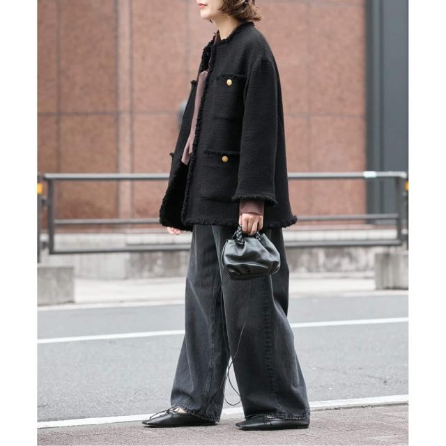 ジャーナルスタンダード レサージュ（journal standard L’essage）/《追加2》GIOLICAツイードBIGジャケット