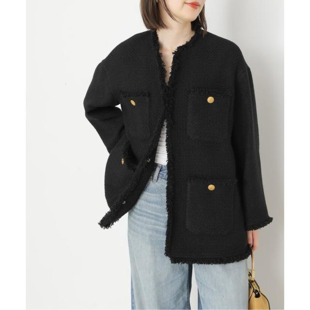 ジャーナルスタンダード レサージュ（journal standard L’essage）/《追加2》GIOLICAツイードBIGジャケット