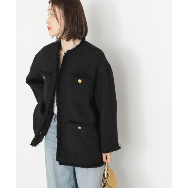 ジャーナルスタンダード レサージュ（journal standard L’essage）/《追加2》GIOLICAツイードBIGジャケット