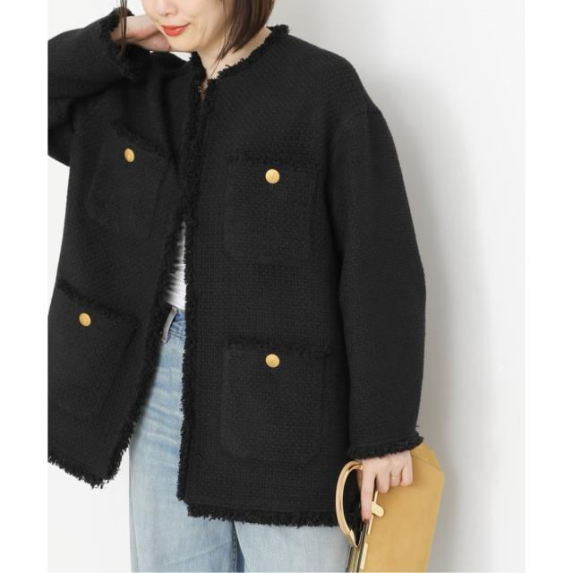 ジャーナルスタンダード レサージュ（journal standard L’essage）/《追加2》GIOLICAツイードBIGジャケット