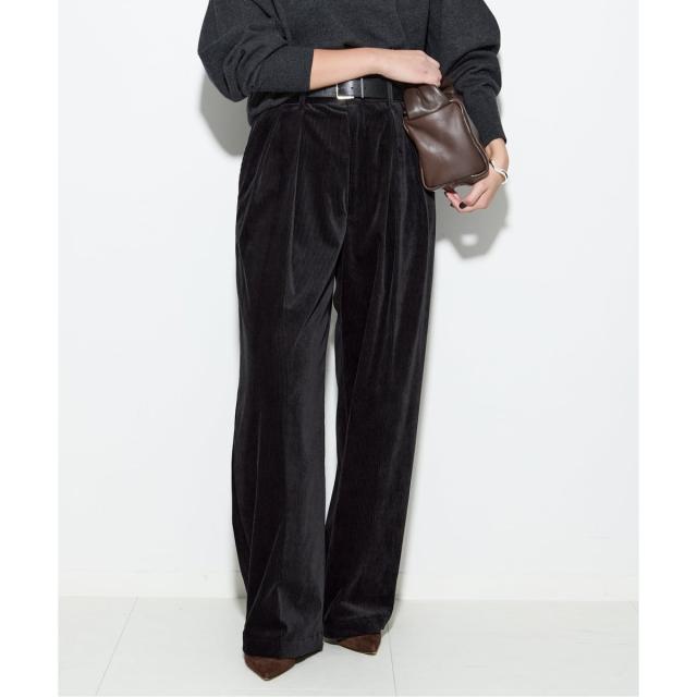 ジャーナルスタンダード レサージュ（journal standard L’essage）/《追加3》ストレッチコーデュロイ 2タックパンツ