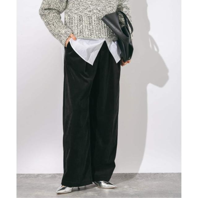 ジャーナルスタンダード レサージュ（journal standard L’essage）/《追加3》ストレッチコーデュロイ 2タックパンツ