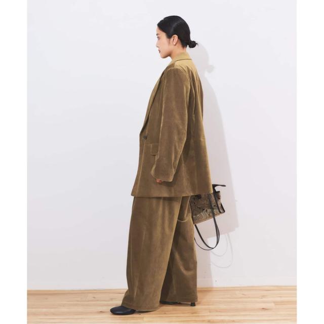 ジャーナルスタンダード レサージュ（journal standard L’essage）/《追加4》ストレッチコーデュロイ 2タックパンツ