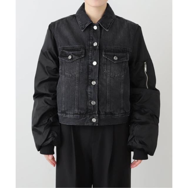 ジャーナルスタンダード レサージュ（journal standard L’essage）/【GANNI/ガニー】 Rigid Denim Mix Jacket