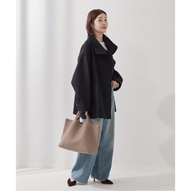 ジャーナルスタンダード レサージュ（journal standard L’essage）/《追加3》MANTECO/TWEEDスタンドショートコート