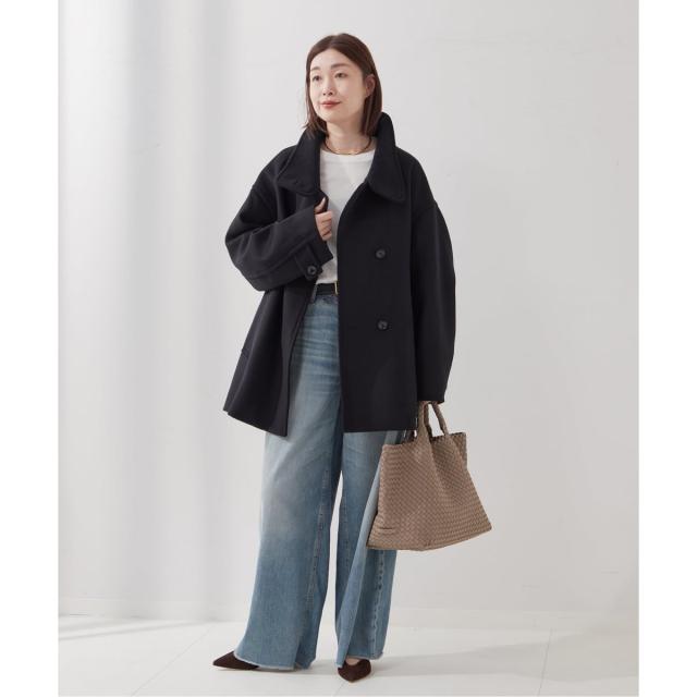 ジャーナルスタンダード レサージュ（journal standard L’essage）/《追加3》MANTECO/TWEEDスタンドショートコート