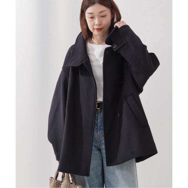 ジャーナルスタンダード レサージュ（journal standard L’essage）/《追加3》MANTECO/TWEEDスタンドショートコート