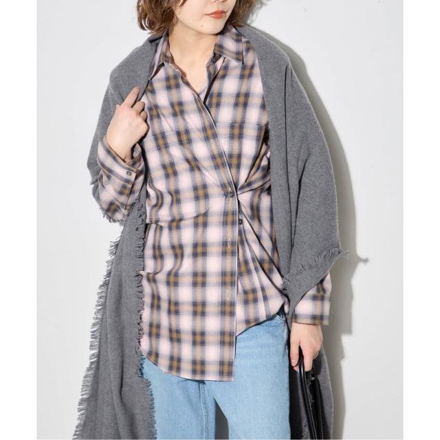 【NEW】ジャーナルスタンダード レサージュ（journal standard L’essage）/DEVEAUX/レーヨン チェックシャツ