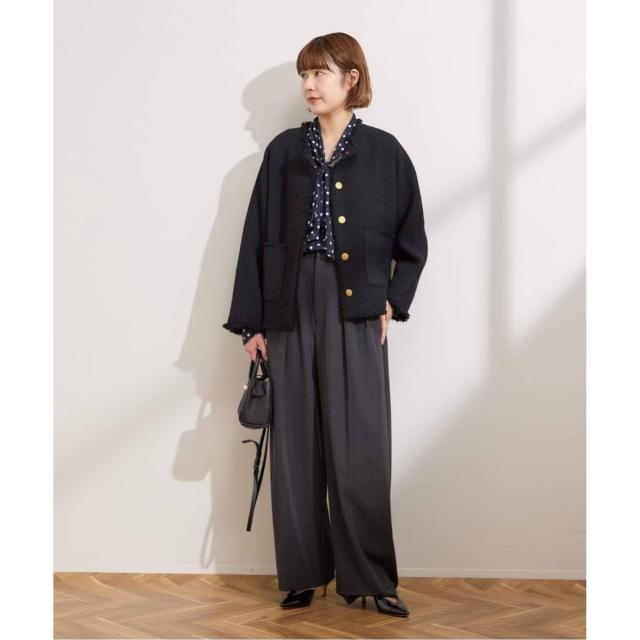 【NEW】ジャーナルスタンダード レサージュ（journal standard L’essage）/《追加4》【SP】GIOLICATWEED ドルマンジャケット