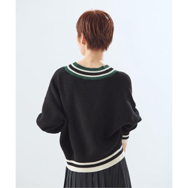 ジャーナルスタンダード レサージュ（journal standard L’essage）/《予約》リネンラインVネックプルオーバー