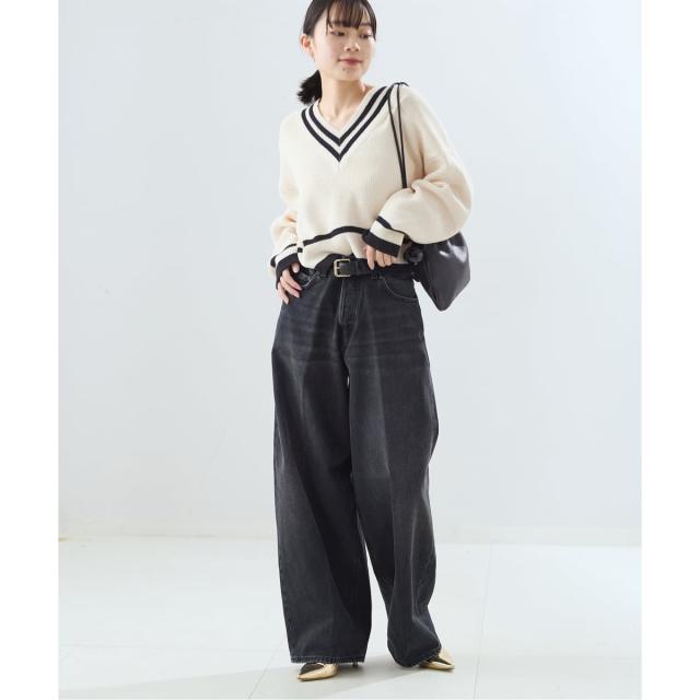 ジャーナルスタンダード レサージュ（journal standard L’essage）/《予約》リネンラインVネックプルオーバー