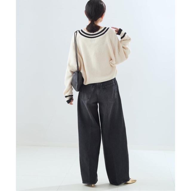 ジャーナルスタンダード レサージュ（journal standard L’essage）/《予約》リネンラインVネックプルオーバー