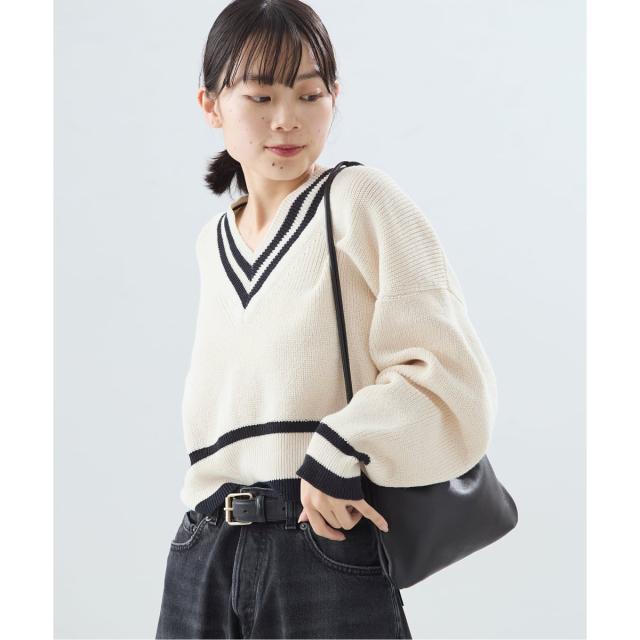 ジャーナルスタンダード レサージュ（journal standard L’essage）/《予約》リネンラインVネックプルオーバー