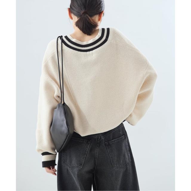 ジャーナルスタンダード レサージュ（journal standard L’essage）/《予約》リネンラインVネックプルオーバー